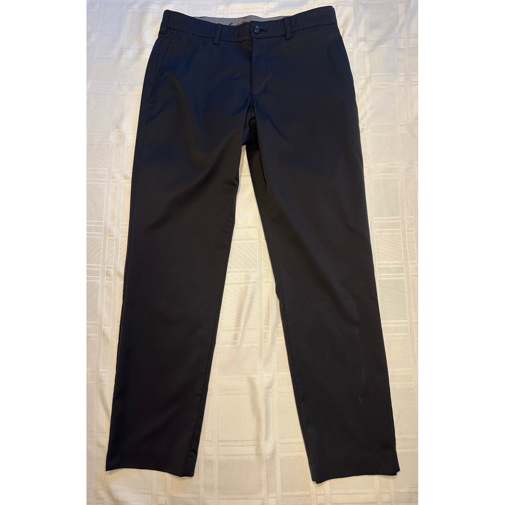 Ben Hogan Golf Pants Mens 32x30 Black Performance Flat Front Active Waistband